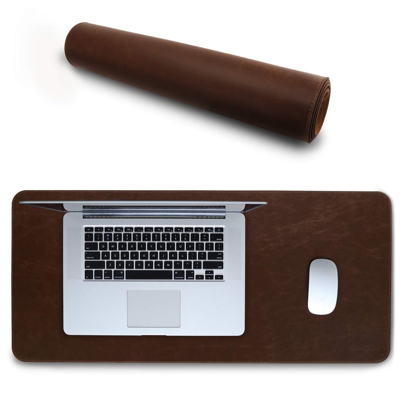 Londo Leather Extended Mouse Pad â€“ Large Desk Mat for Office & Gaming, Smooth Writing Surface, Non-Slip Base, Durable & Stylish Workspace Accessory - Image 1